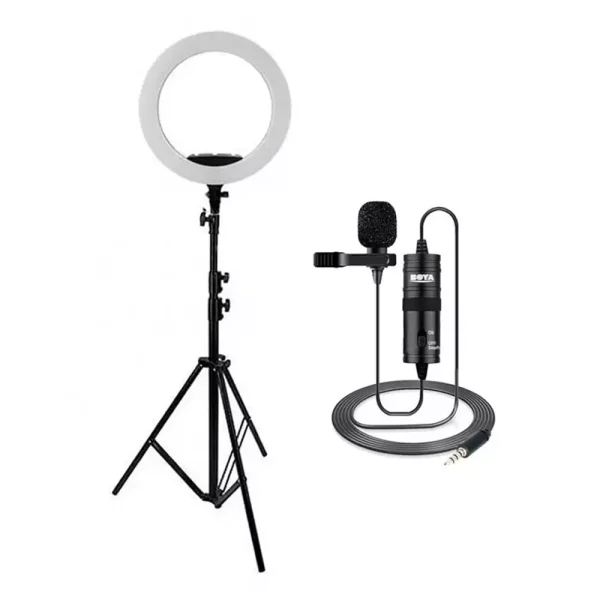 کیت پیشنهادی بلاگری 14: رینگ لایت KY-BK 416 RGB به همراه سه پایه و میکروفن K8