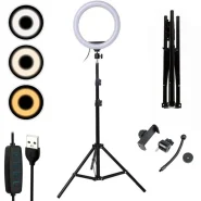 رینگ لایت پایه دار Ring Fill Light ZMX-260 10"