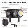 ویدئو لایت 500 وات دياموند Diamond KY-BK500W LED cob Video Light