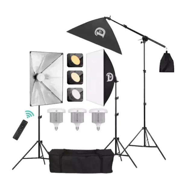 كيت سه شاخه ويديو لامپ Three-prong video lamp kit