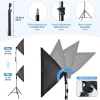 كيت تک شاخه ويديو لامپ video lamp kit with softbox with tripod