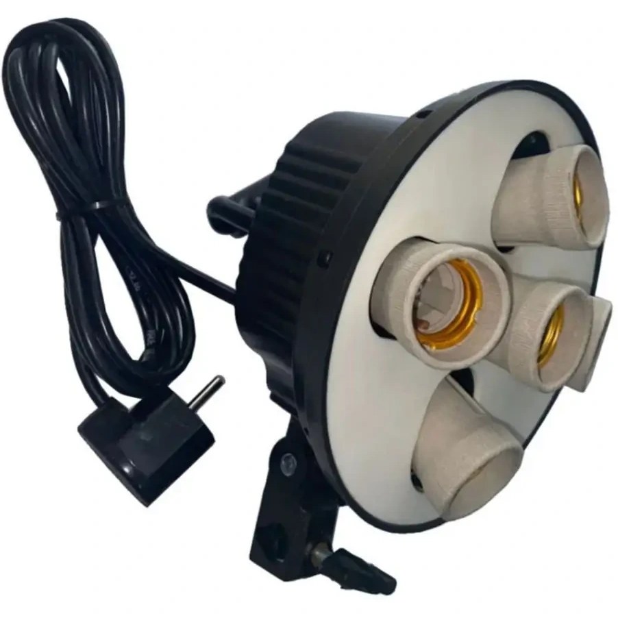 نور ثابت ۵ لامپ به همراه سافت باکس و پایه